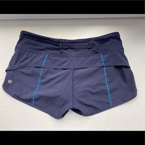 🚨PRICE DROP🚨Lululemon Speed Short in Midnight Navy; Size 6; 2.5” Inseam